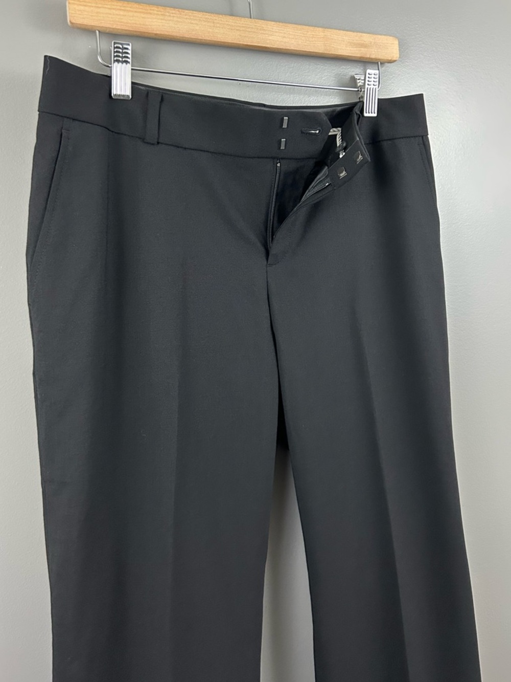 Banana Republic Martin Fit Black Dress Pants Size 8S - Picture 5 of 10